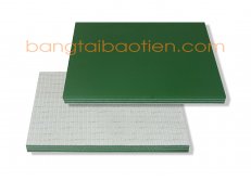 Băng tải PVC xanh trơn dày 5mm -  3 lớp bố