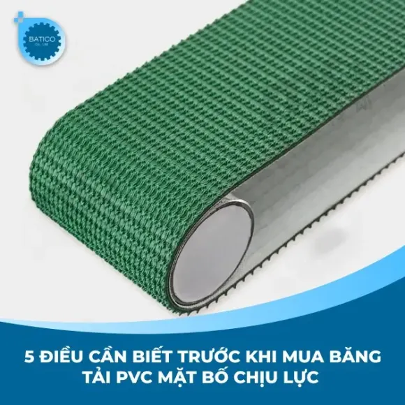 5 điều cần biết trước khi mua băng tải PVC mặt bố chịu lực 