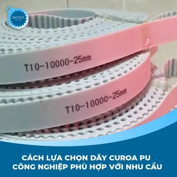 Cách lựa chọn dây curoa PU công nghiệp phù hợp với nhu cầu