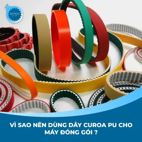 Vì sao nên dùng dây curoa PU cho máy đóng gói?