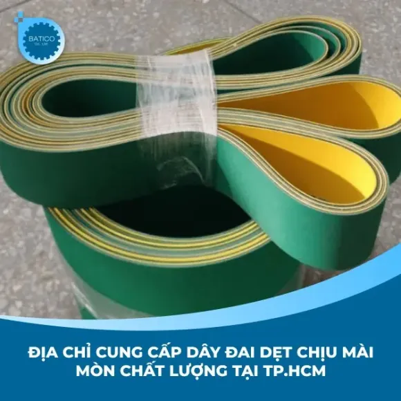 Địa chỉ cung cấp dây đai dẹt chịu mài mòn chất lượng tại TP.HCM