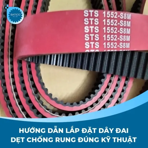 Hướng dẫn lắp đặt dây đai dẹt chống rung đúng kỹ thuật