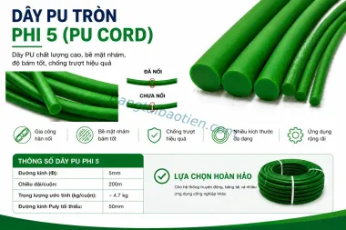 DÂY PU TRÒN PHI 5 (PU CORD)