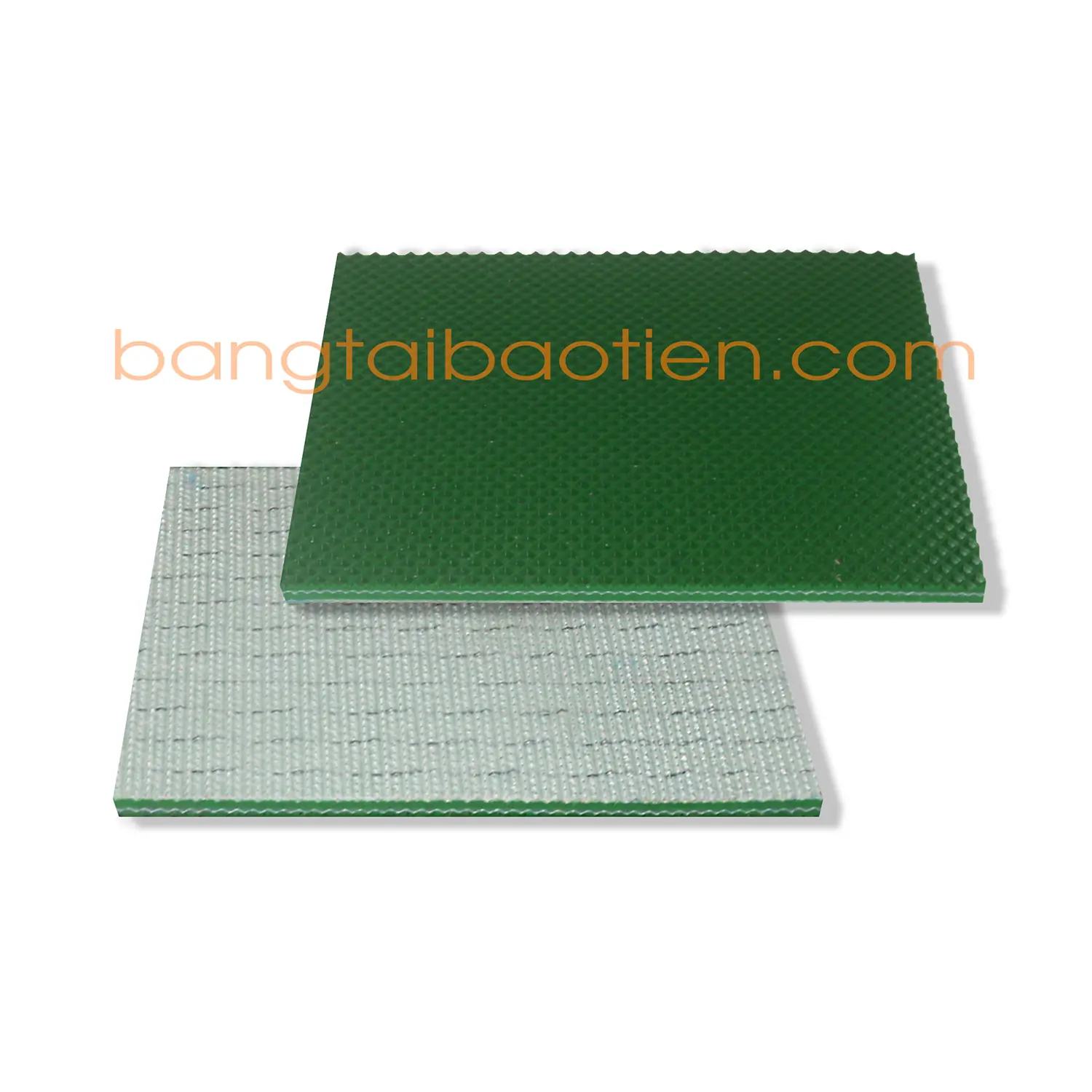 BĂNG TẢI PVC XANH CARO BỐ - DÀY 3MM 