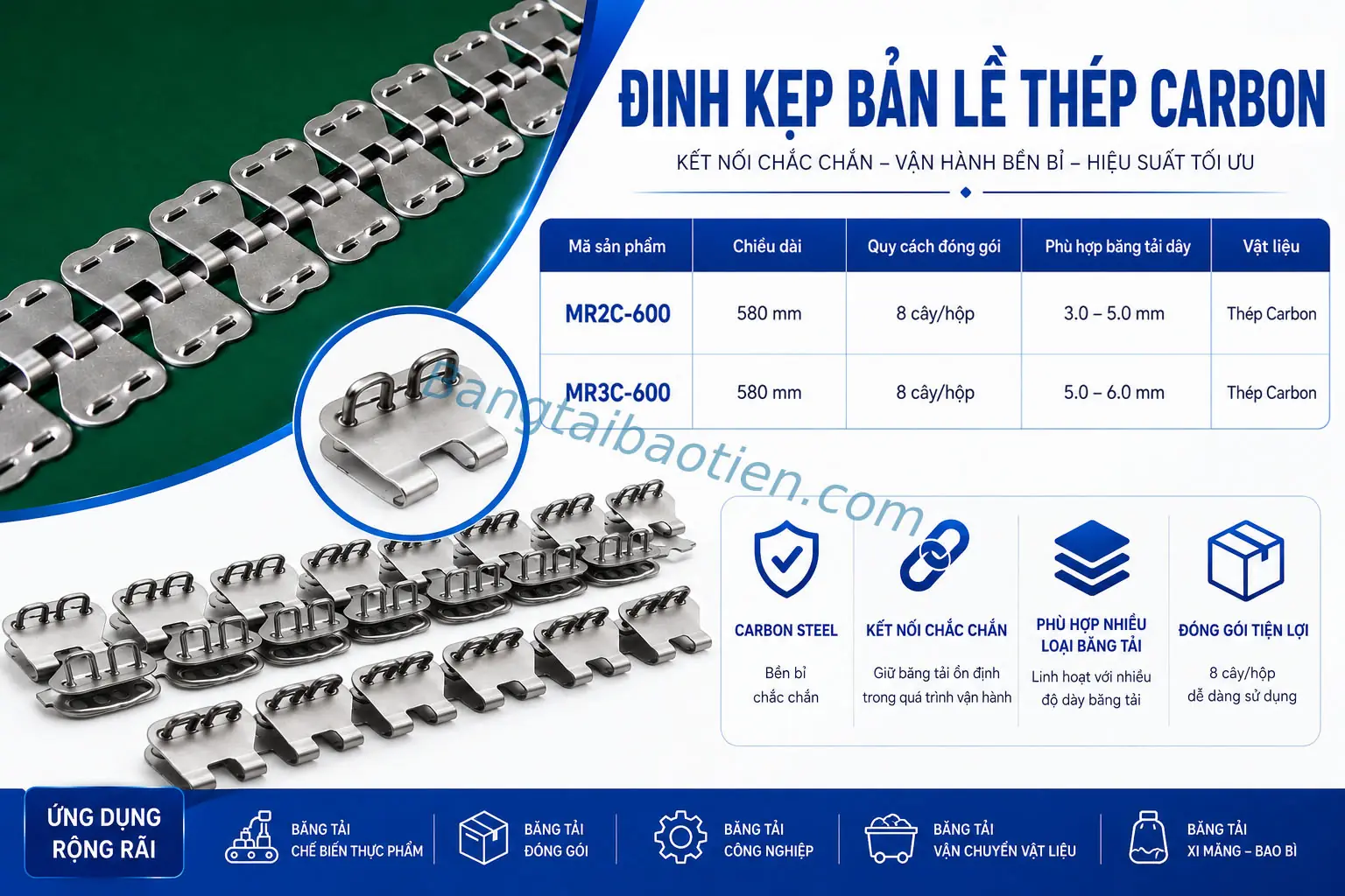 ĐINH KẸP MR3C - 600 C350