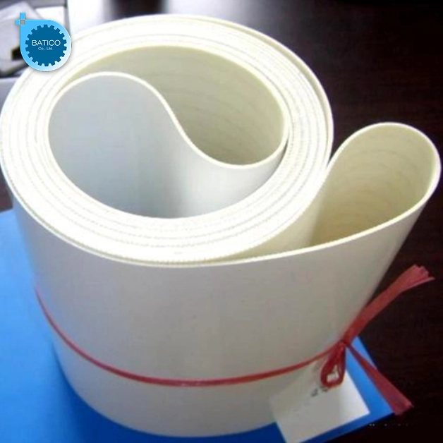 Chọn băng tải PU trắng gi&uacute;p chống m&agrave;i m&ograve;n cao, dễ vệ sinh